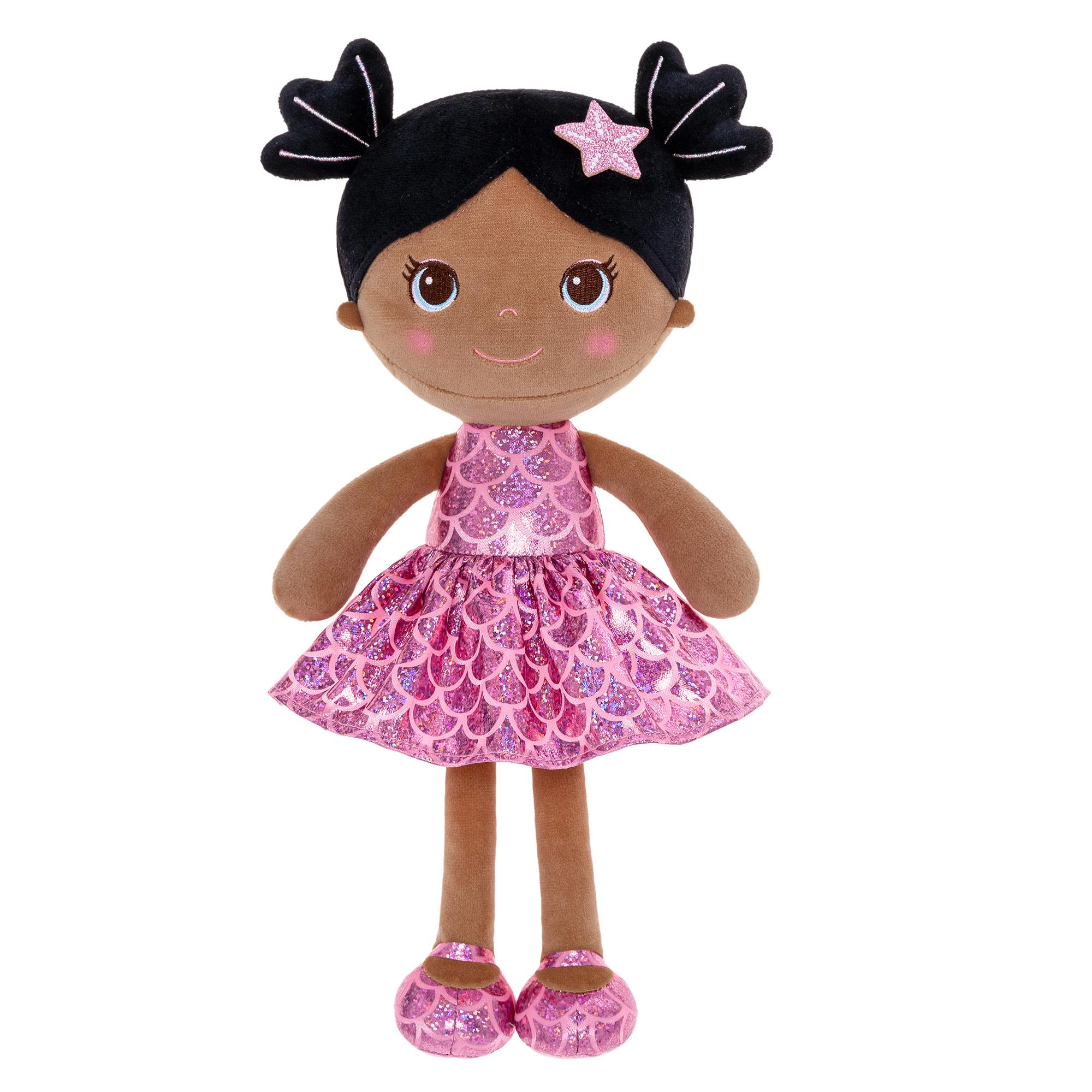 

Плюшевые игрушки Подарки для девочек для детей Мягкие игрушки Подарок на день рождения девочки Милая новая модная девочка Тина Рыбья чешуя Серия 30 см розы красного