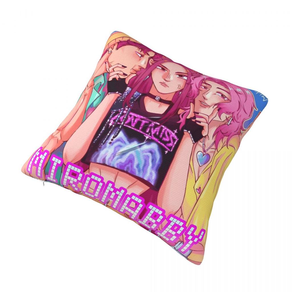 Kpop Demon Hunters Huntrix Printed Pillowcases Cushion Cover Throw Pillow Cover Y2K Home Decor Square Multi-Size