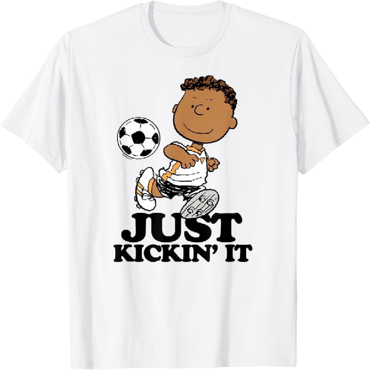 Peanuts - Franklin Soccer Just Kickin It T-Shirt S
