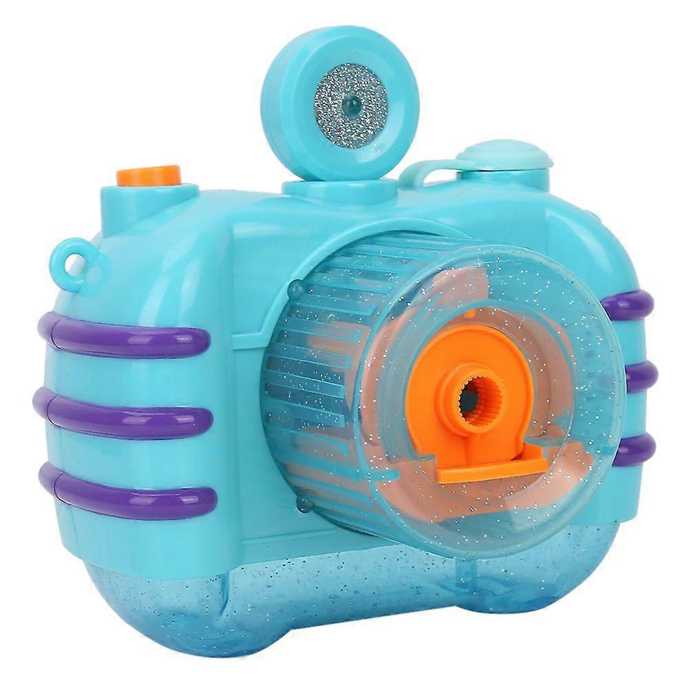 Automatic Cartoon Camera Shape Bubble Machine with Light & Music