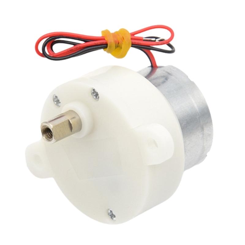 

High Torque Slow Speed Small Electric Motor 6V 300 Gear Electric Motor Plastic Reduction Gearboxes Gear Easy to Instal 1