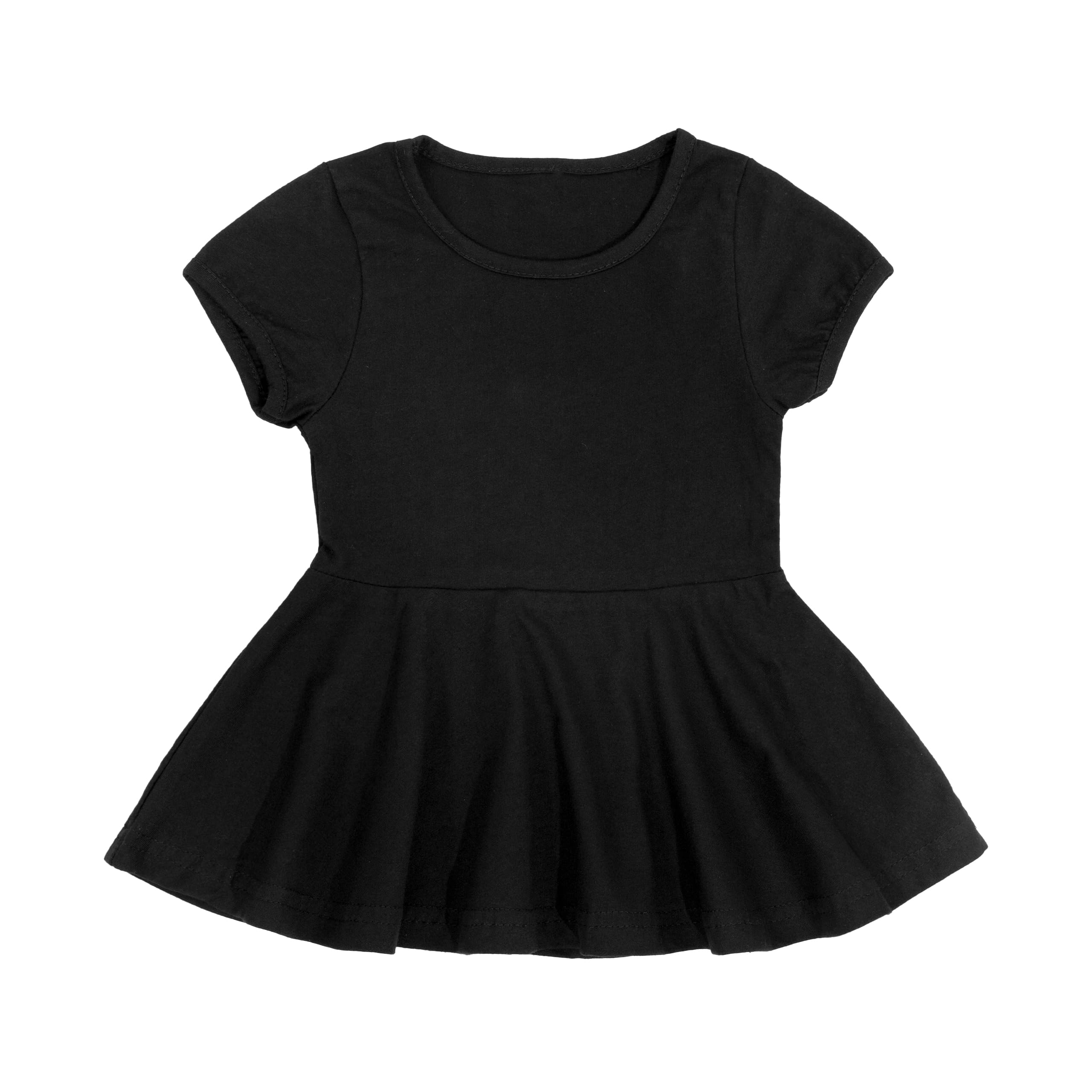 

Miipat Baby Formal Short for and Other Special Ages Girl s Dress, Sleeve, Black, Funerals, Weddings, Occasions, 70-120cm (Black, 6-12 Months) чёрный