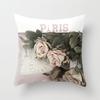 Amerikanischer Retro Blumen Kissenbezug Floral Elegant Interieur Zuhause Sofa Dekokissen Kissenbezug