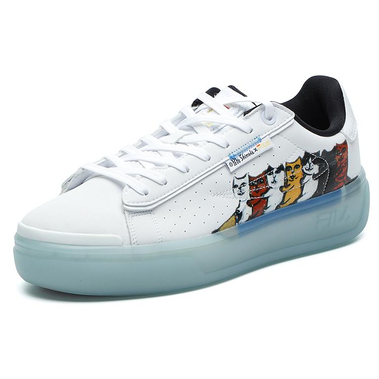 FILA Fashion Court Low Top Sneakers White/Green F12M134352FWT 40.5