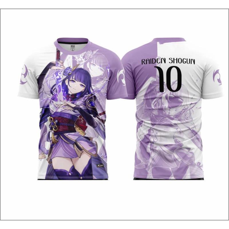 New Popular Anime Games Genshin Impact 3D T-shirt Fashion Yae Miko Print Short Sleeve t shirts Harajuku Y2k Tops Summer Clothing