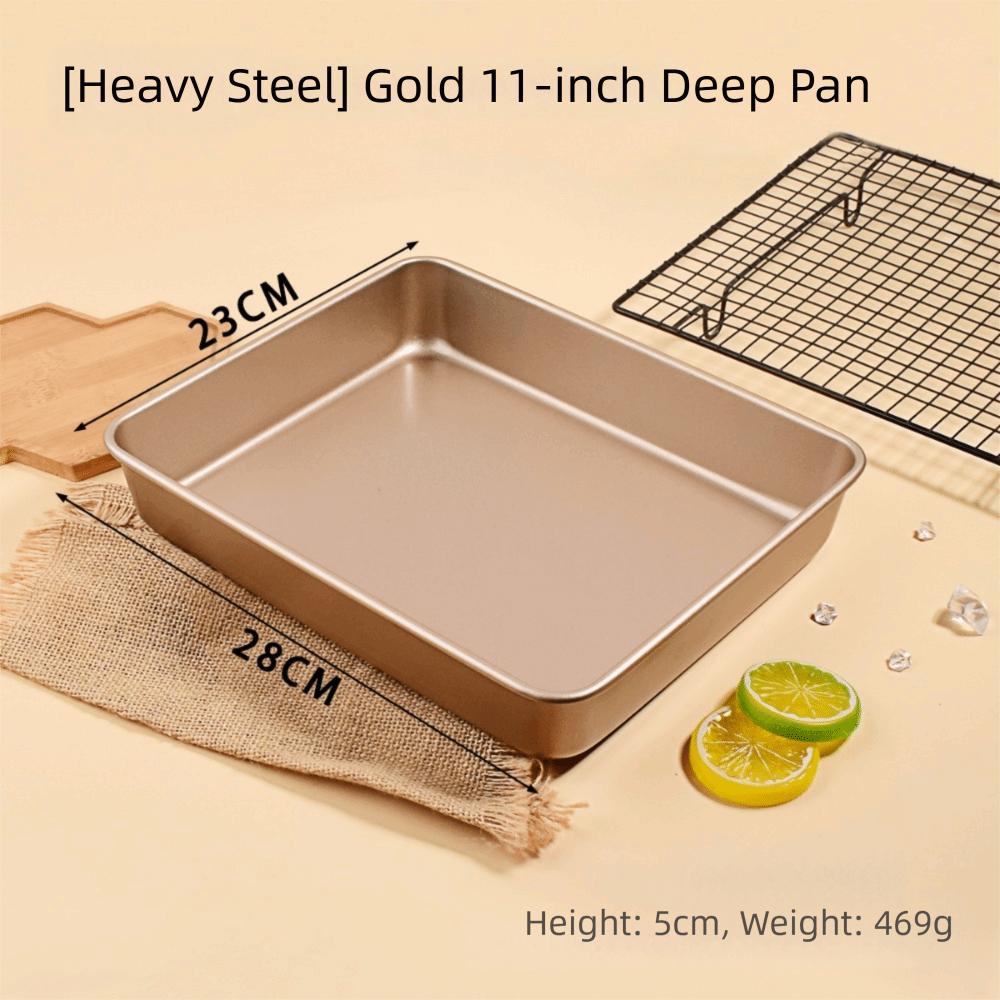 Non-Stick Square Baking Pan Thickened Carbon Steel Bakeware Tools Cake Mold Tray Cake Baking