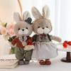 Adorable Rabbit & Bear Plush Toy, Eight-Inch Claw Machine Doll, Valentine's Day Gift