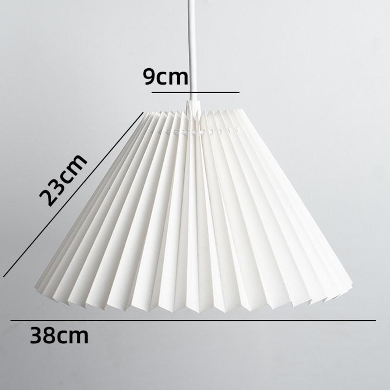 Nordic Origami Pendant Lights Lampshade Replacement Lamp Cover Downward Bulb Design Hanging Lamp Dining Room Kitchen Home Decor
