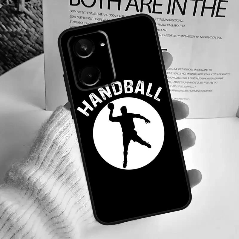 Handball Sport Case For Realme 9 10 11 12 Pro Plus GT5 GT Neo5 C21Y C25s C30 C31 C33 C35 C51 C53 C55 C67