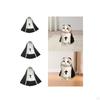 Adorable Pet Clothes Cloak for Party Black/White Funny Cosplay Costume Cat Puppy