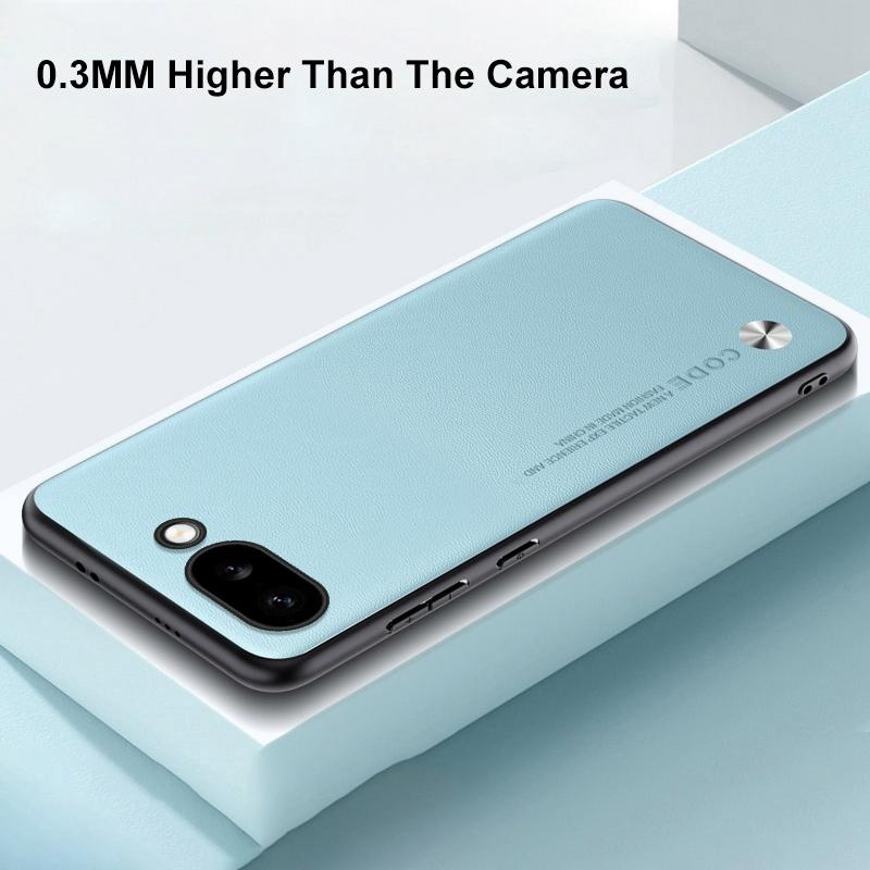 Luxus PU Lederhülle Für Google Pixel 9A Rückseite Matte Silikon Vollschutz Handyhülle Für Google Pixel9A 5G Pixel9 A