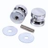 6-18mm Thick Door Handle Knob Aluminum Alloy No Rust Single Hole