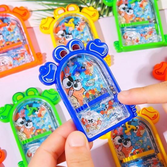 5Pcs Bead Maze Pinball Game Machine Toddlers Boys Girls Educational Cartoon Crab Handheld Rolling Ball Labyrinth Toy Party Favors