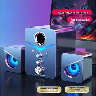 Bach Johann D-221 2.1 USB Computer Speakers CN Plug (adapter Included)