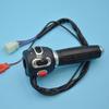 Electric Vehicle Handlebar Combination Switch with Twist Grip, Horn, Start, Headlight & Turn Signal Functions