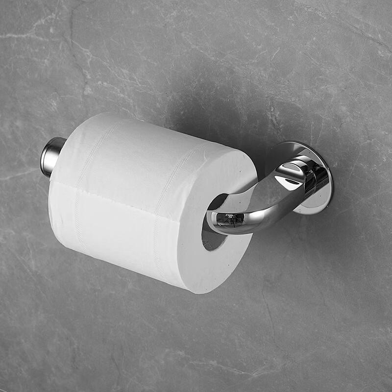 Wall-Mounted Toilet Paper Holder with Hook