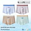 Men's Premium Antibacterial Cotton Boxer Briefs - Large Size, Summer-Ready, 4-Corner Style, A-Grade Fabric