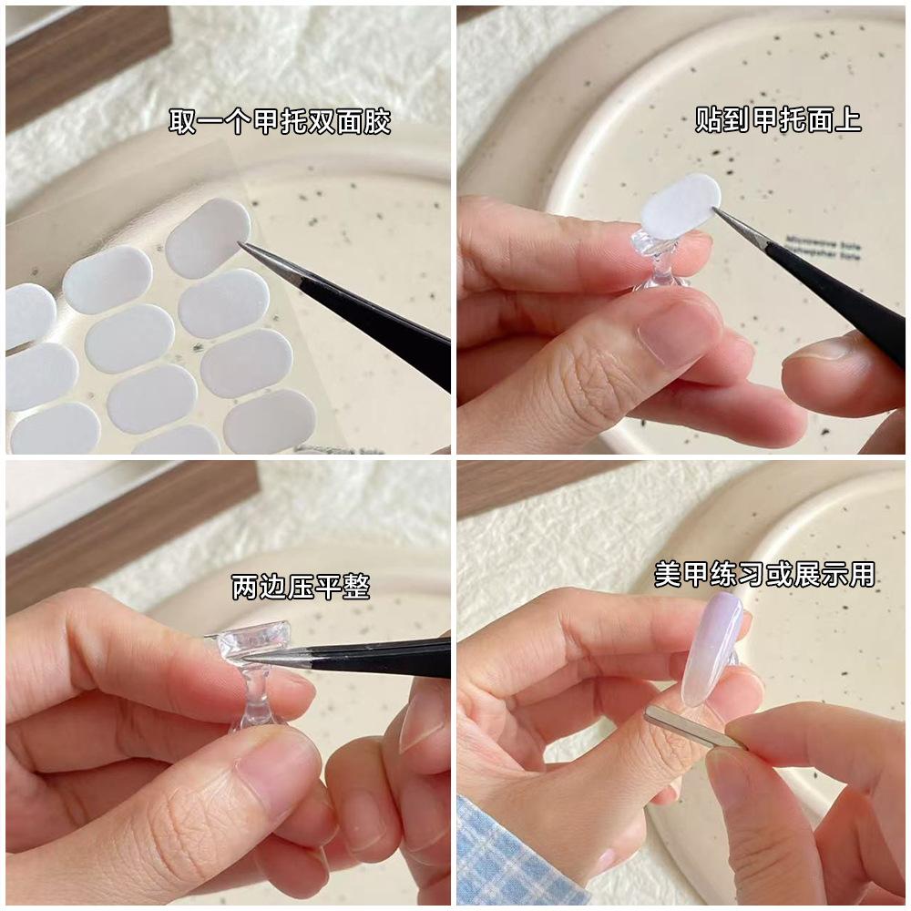 Nail Tool Practice Holder Acrylic Enhanced Transparent Chess Piece Strong Magnetic Wearing Board Display Stand