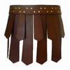 Ancient Roman Legion Gladiator Battle Belt Skirt Men Women Steampunk PU Leather Armor Medieval Greek LARP Cosplay Costume Tassel
