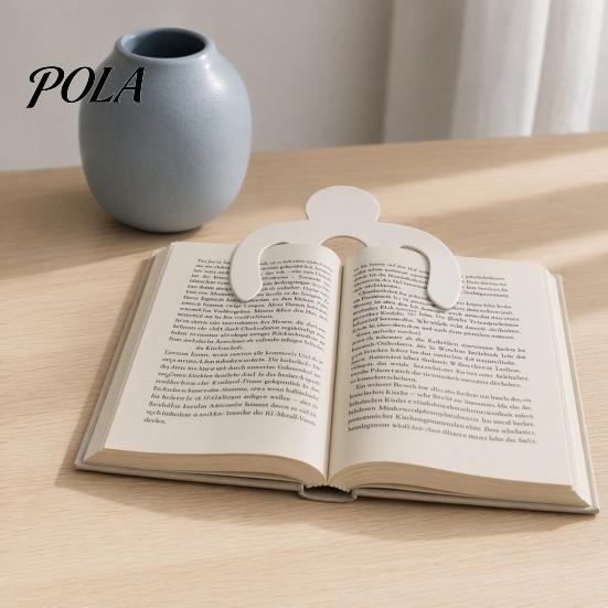 Little Man Bookmark 3D Printed Bookmark, Hands Free Reading Design, Creative Book Page Textbooks Holder Clip, Securely Fun Accessory, for Students