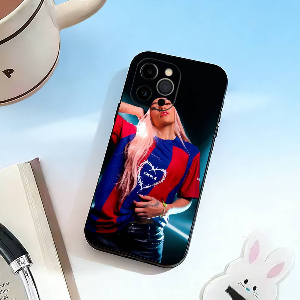 Singer K-Karol G Amargura   Phone Case Silicone Soft For IPhone 17 16 15 14 13 12 11 X XR Plus Pro Max Plus