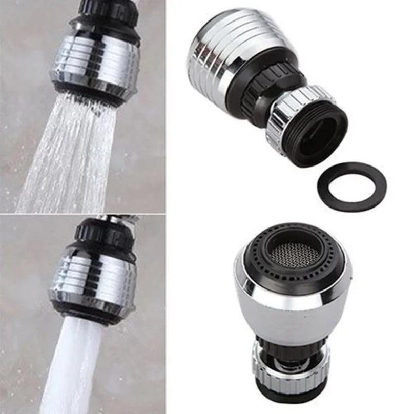 1/2PCS 360 ° Adjustment Kitchen Sink Faucet Extender Filter Spray Dual-mode Water-saving Pressurizer Household Bathroom Tool