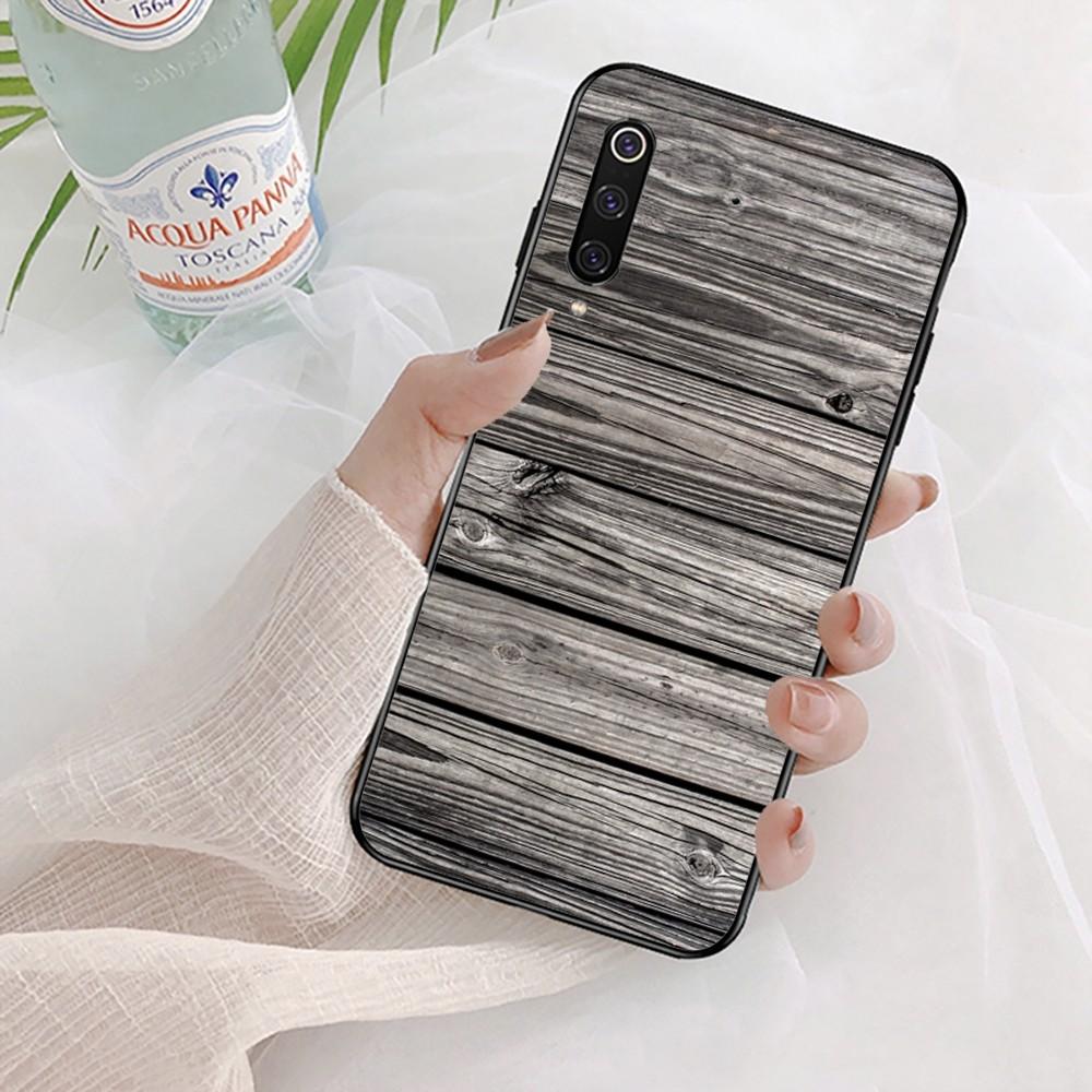 Wood Grain Phone Case For Xiaomi Mi 5X 8 9 10 11 12 lite pro 10T PocoX3pro PocoM3 Note 10 pro lite