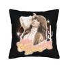 Ella Langley Die Löwenzahn-Tour Kissenbezug Druck Polyester Kissenhülle Geschenk Wurfkissenbezug Bett Quadratisch 18 Zoll