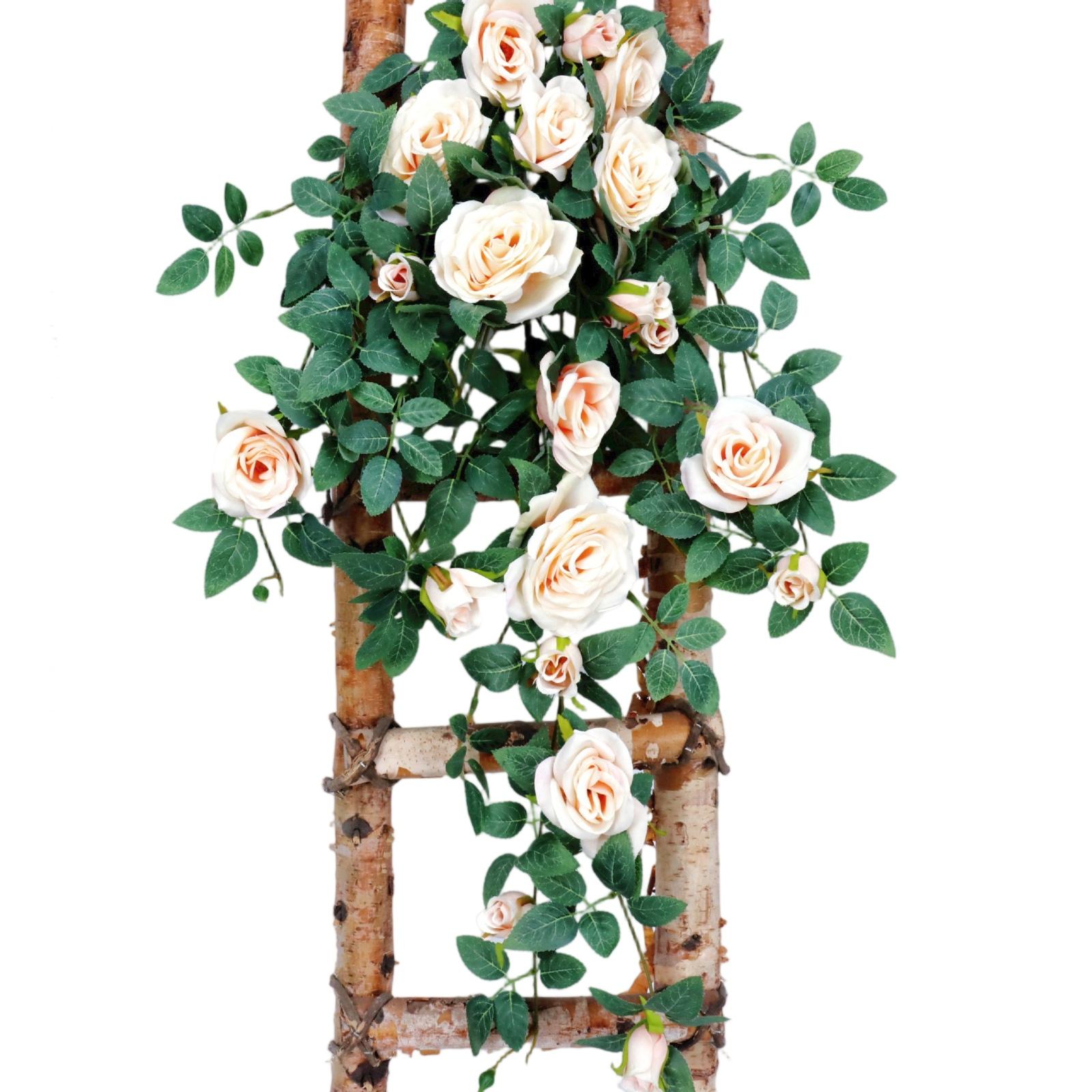 0,9 м Искусственная цветочная лоза, Искусственная цветочная лоза, Пластиковый цветок, Маскировка трубы, Украшение балкона One Size