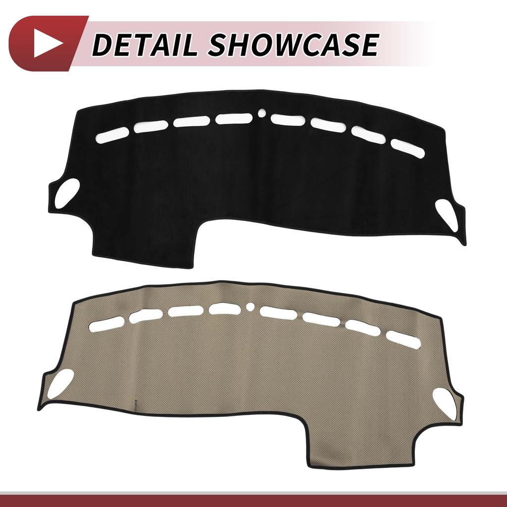 HEROFFIX Dashboard Mat for Volvo V40 MB Series 2013 Interior Dashboard Cover with Sun and Scratch Protection Black Set Custom Parts and Accessories