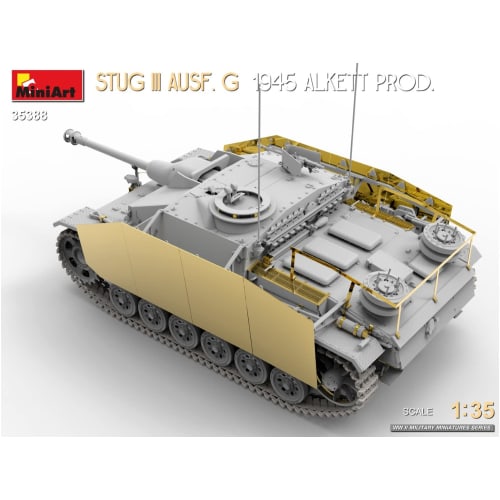 Miniart 1/35 scale German Sturmgesch?tz III Ausf. G, 1945, Alkett Plastic Model Kit MA35388