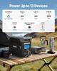 Portable Power Station, 3000W Solar Generator Power Station, 3072Wh LiFePO4 Battery Backup with 13 Output Ports for for Home Emergency, Outdoor
