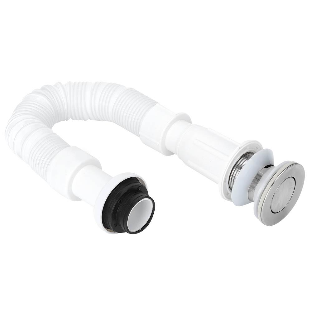 37mm Küchenbecken Einzelablaufrohr Geruchsdichter Siphon Wasserablaufrohr Küchenspülenanschluss