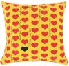 X JAPAN HIDE Official Merchandise LEMONeD Yellow Heart Cushion Cover
