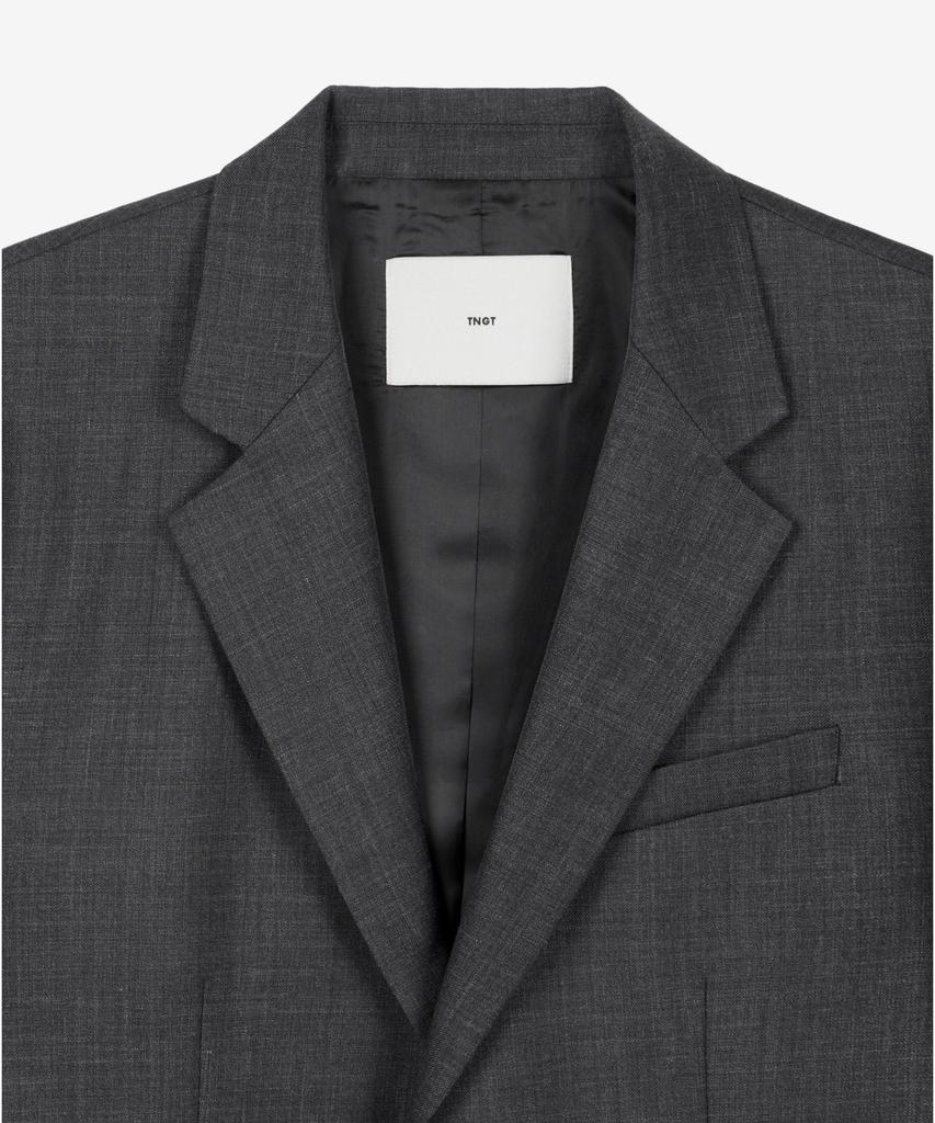 TNGT Wool Blend Comfort Set-Up Jacket (Charcoal) Tnja6F100G2