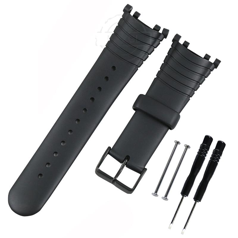 Rubber Strap Suitable for Suunto Vector Men's  Wristband Outdoor Sports Waterproof Watch Band Buckle Screw Tool