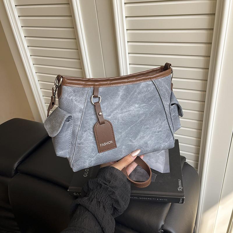Street Style Pu Small Shoulder Bag With Zipper Closure For Casual Daily Use