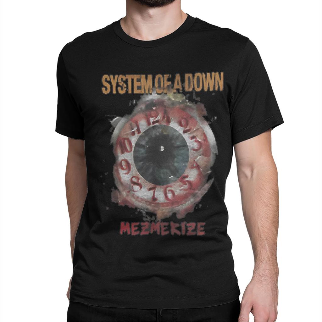 Toxicity Album System of a Downs Band Men Women T Shirts Tee Shirt Short Sleeve Crew Neck T-Shirt Pure Cotton Summer Clothes