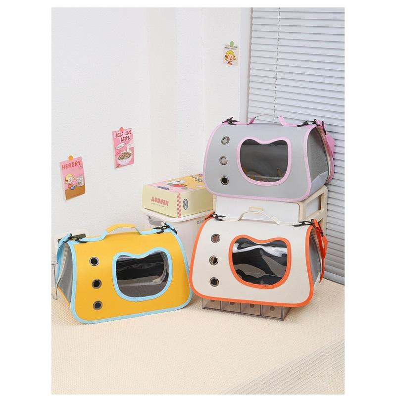 Pet Bag Outing Carrying Bag For Dogs And Cats Messenger Car Small Dog Breathable Large-capacity Side-opening Single-shoulder Cat Bag