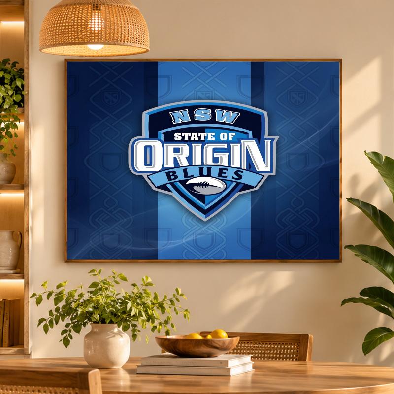 5D Diamond Painting NSW Blues DIY Full Drill Diamond Art Kit Home Decoration