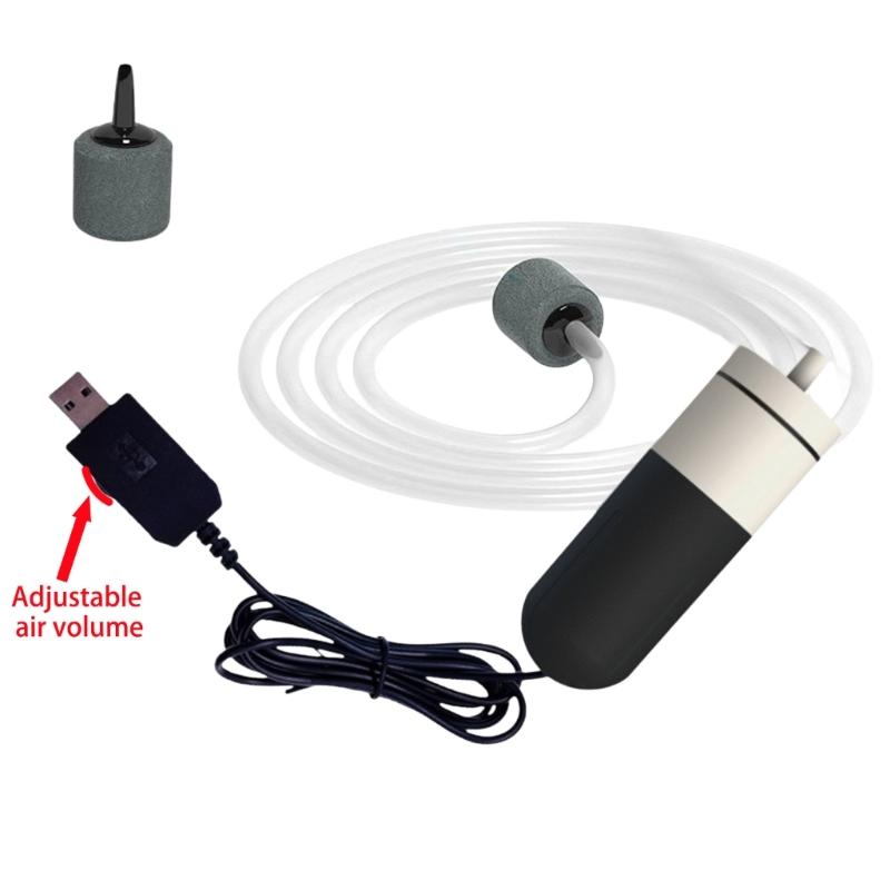 High Efficiency Aquariums Aerator Battery Waterproofed Outdoor Fishing Aerator for Aquariums Pond Travel