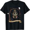 Adorable Hanging Bat Spooky Halloween Costume T-Shirt Funny Pun Gift Idea Cute Graphic Tee Tops Unisex Trendy Fashion Black