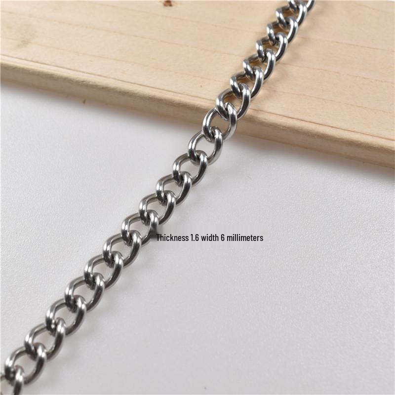 Nerezový kuličkový a osmičkový řetízek na klíče s boční visačkou (0.5-2.0mm) pro Zobrazení Plakátů.