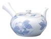 Hanabusa X Reinforced Made In Stylish Ale-net Teapot, 10.7 7.7 Cm, 300cc, Porcelain, Kyoto-style Teapot, Earthenware, Japan,