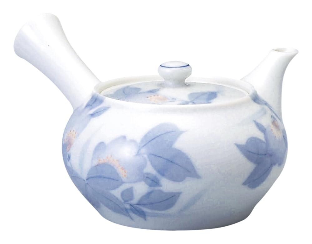 

Hanabusa x Reinforced Made in Stylish Ale-net Teapot, 10.7 7.7 cm, 300cc, Porcelain, Kyoto-style Teapot, Earthenware, Japan,