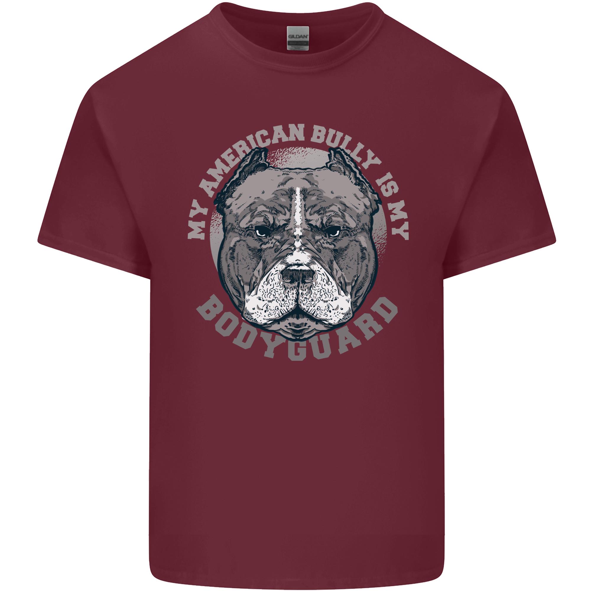 My American Bully is My Bodyguard Dog Unisexs Light Cotton TShirt S