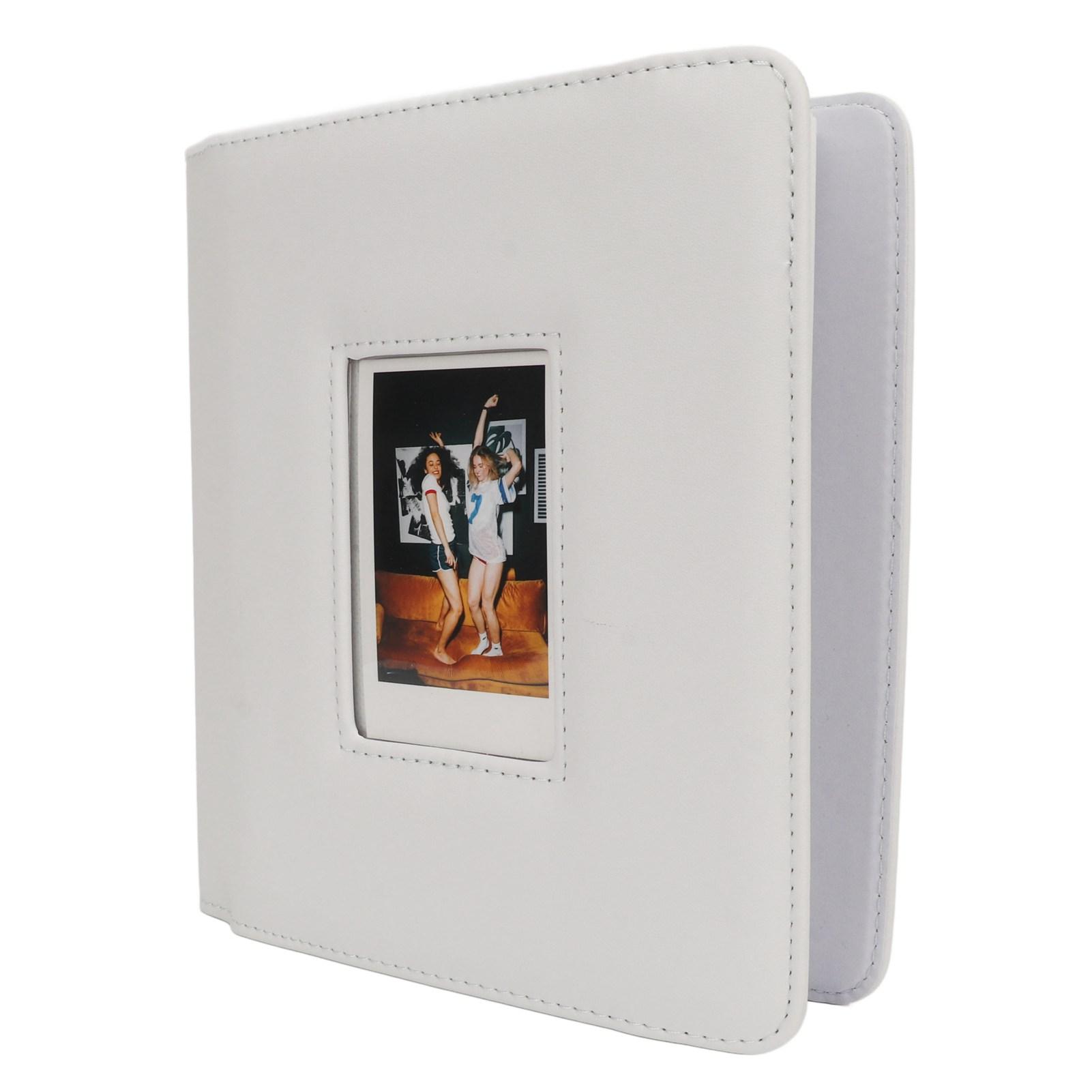 

Instant Photo Album 288 Pockets 2x3 Photo Binder Window Cover PU Leather Picture Book for Mini 12 11 9 3in Photo Cards White белый