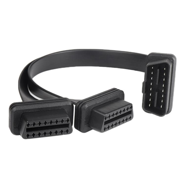

2 in 1 16PIN Car Straight Head OBD Diagnostic Extended Cable OBD2 Cable