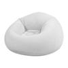Aufblasbarer Stuhl Einzelsofa PVC Beflockung Aufblasbare Lounge Couch für Wohnzimmer Schlafzimmer Outdoor Reise