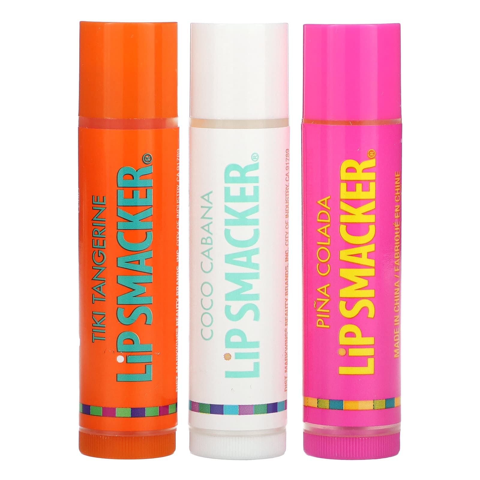 

Lip Smacker, бальзам для губ, тропический вкус, 3 упаковки, 12 г (0,42 унции)